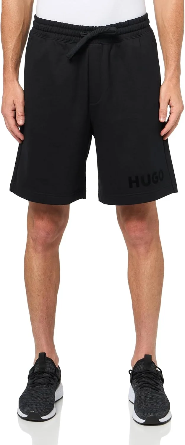 HUGO Мужские шорты из хлопка с большим логотипом
HUGO Мужские шорты из хлопка с большим логотипом