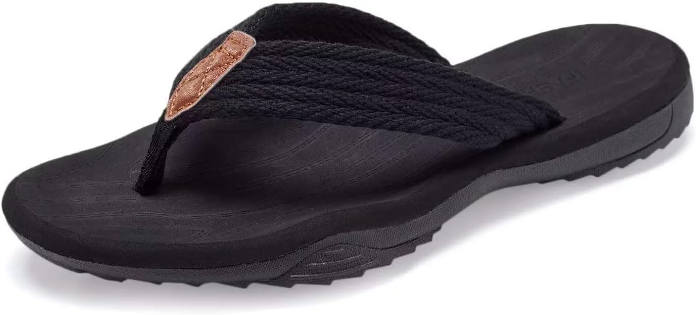 Мужские сланцы SincereWay, удобные босоножки с поддержкой свода стопы для мужчин, летние пляжные шлепанцы, черный
Мужские сланцы SincereWay, удобные босоножки с поддержкой свода стопы для мужчин, летние пляжные шлепанцы, черный