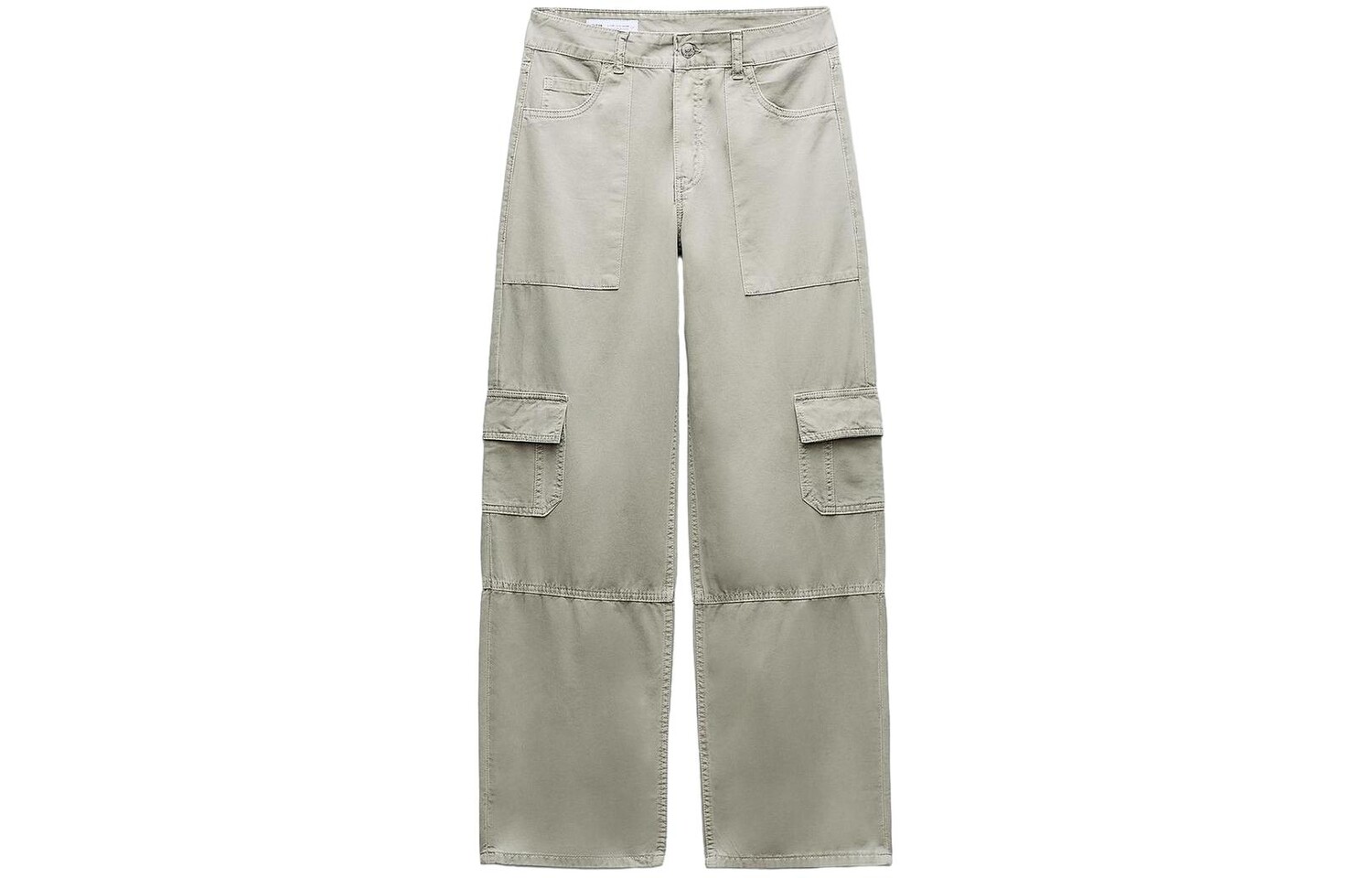 Брюки-карго женские светло-хаки Zara
Брюки-карго женские светло-хаки Zara