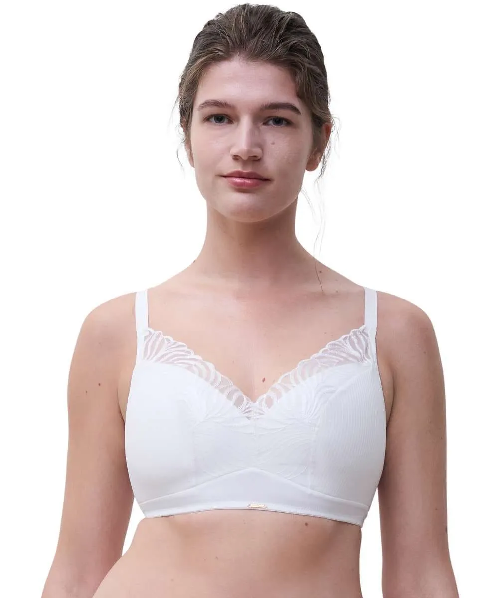 Бюстгальтер без косточек с поролоновыми чашками, цветочным кружевом и прозрачными вставками Линия Legend Chantelle, цвет Crudo
Бюстгальтер без косточек с поролоновыми чашками, цветочным кружевом и прозрачными вставками Линия Legend Chantelle, цвет Crudo