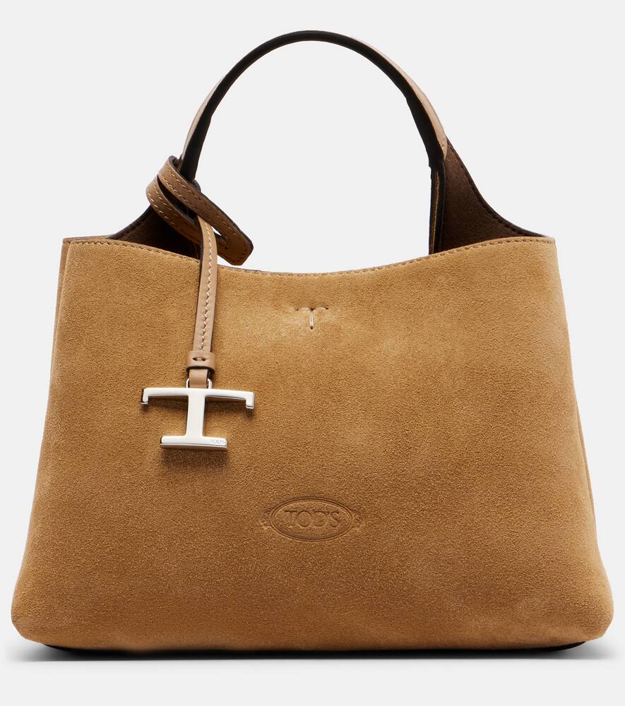 Мини-сумка тоут из замши Tod's, Biscotto/Ginger
Мини-сумка тоут из замши Tod's, Biscotto/Ginger