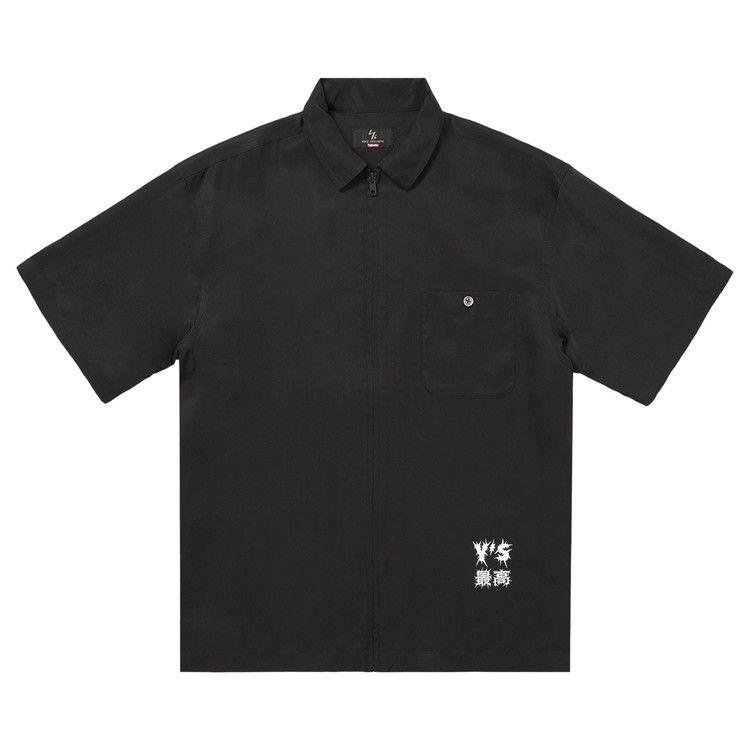 Рубашка Supreme x Y’s Silk Zip Up Short-Sleeve Shirt, Black
Рубашка Supreme x Y’s Silk Zip Up Short-Sleeve Shirt, Black
