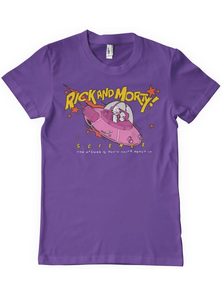 Футболка Science T-Shirt Rick and Morty, фиолетовый 
Футболка Science T-Shirt Rick and Morty, фиолетовый