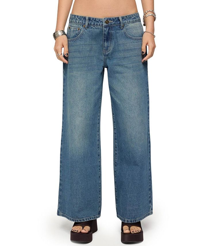 Петит Vyxen Джинсы с эффектом потертости, низкой посадкой, средний оттенок "ринс" Edikted, синий
Петит Vyxen Джинсы с эффектом потертости, низкой посадкой, средний оттенок "ринс" Edikted, синий