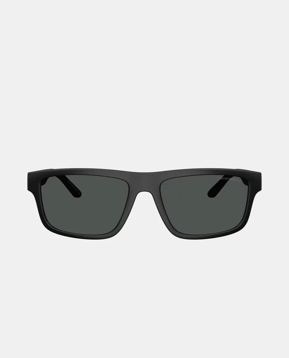 Прямоугольные литые мужские солнцезащитные очки Emporio Armani, черный
Прямоугольные литые мужские солнцезащитные очки Emporio Armani, черный