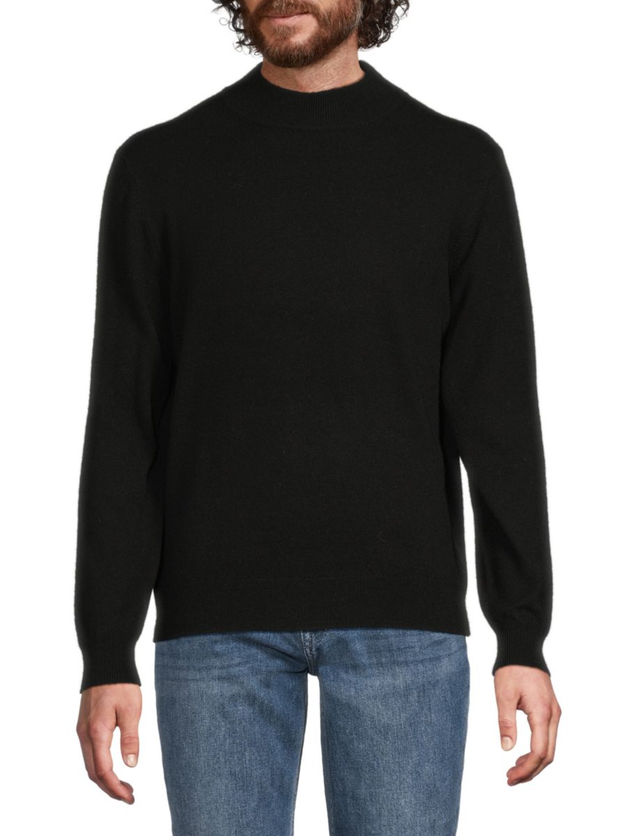 Кашемировый свитер с имитацией водолазки Magaschoni, черный
Кашемировый свитер с имитацией водолазки Magaschoni, черный