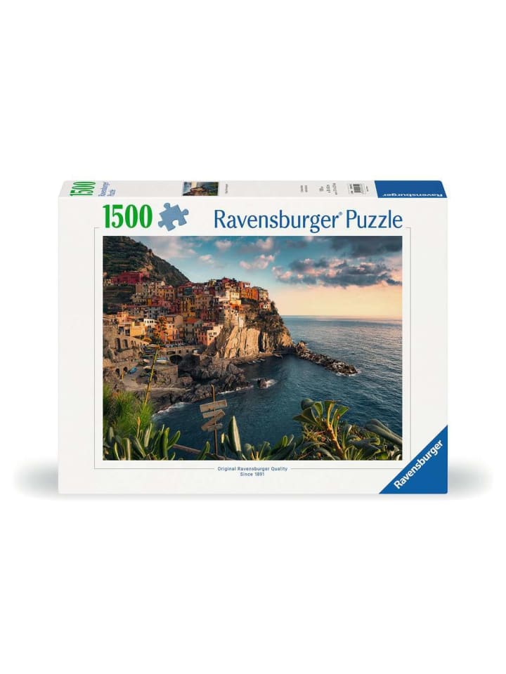 Пазл Ravensburger из 1500 деталей: Цветной вид Чинкве-Терре
Пазл Ravensburger из 1500 деталей: Цветной вид Чинкве-Терре