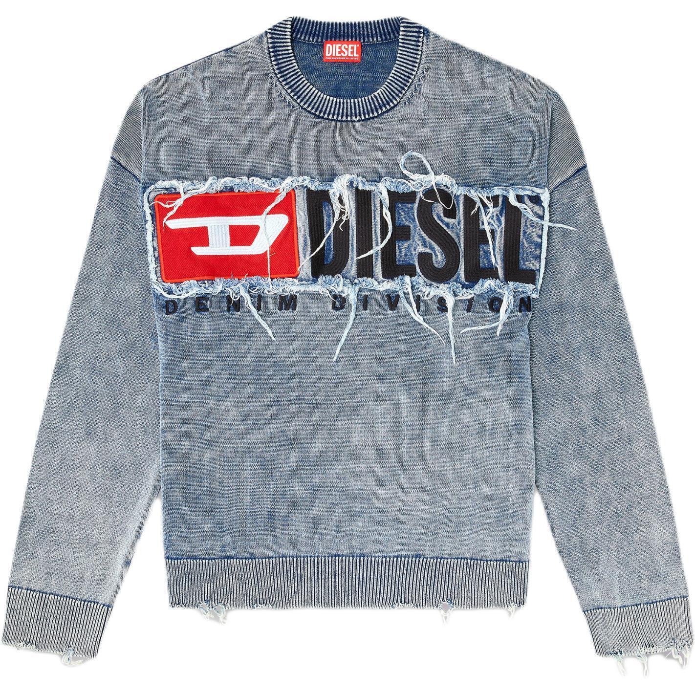 Джемпер K Fronzi Distressed Sweatshirt DIESEL, синий
Джемпер K Fronzi Distressed Sweatshirt DIESEL, синий
