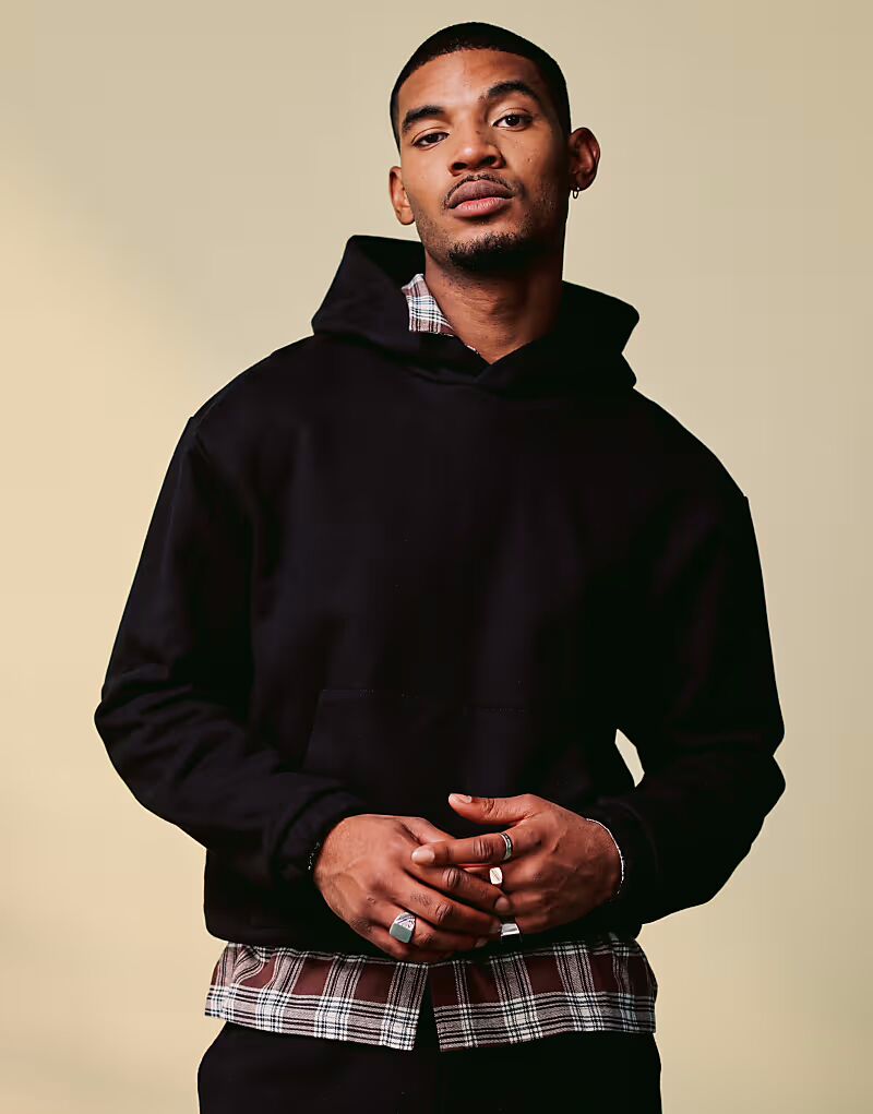 Толстовка свободного кроя ASOS DESIGN премиум-класса, суперплотная, плотностью 650 г/м², черного цвета
Толстовка свободного кроя ASOS DESIGN премиум-класса, суперплотная, плотностью 650 г/м², черного цвета