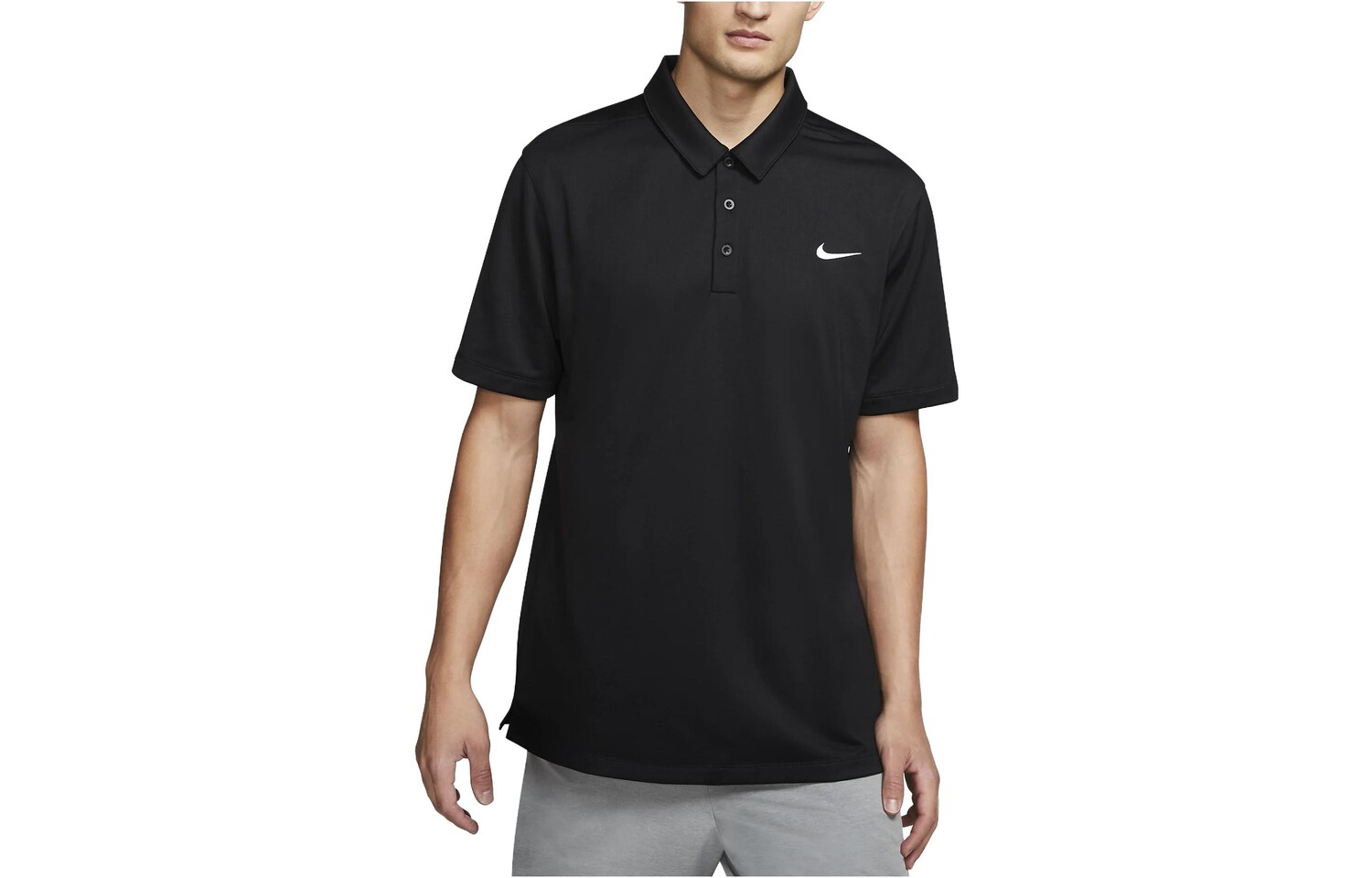 Мужская рубашка-поло Nike, цвет Black 
Мужская рубашка-поло Nike, цвет Black