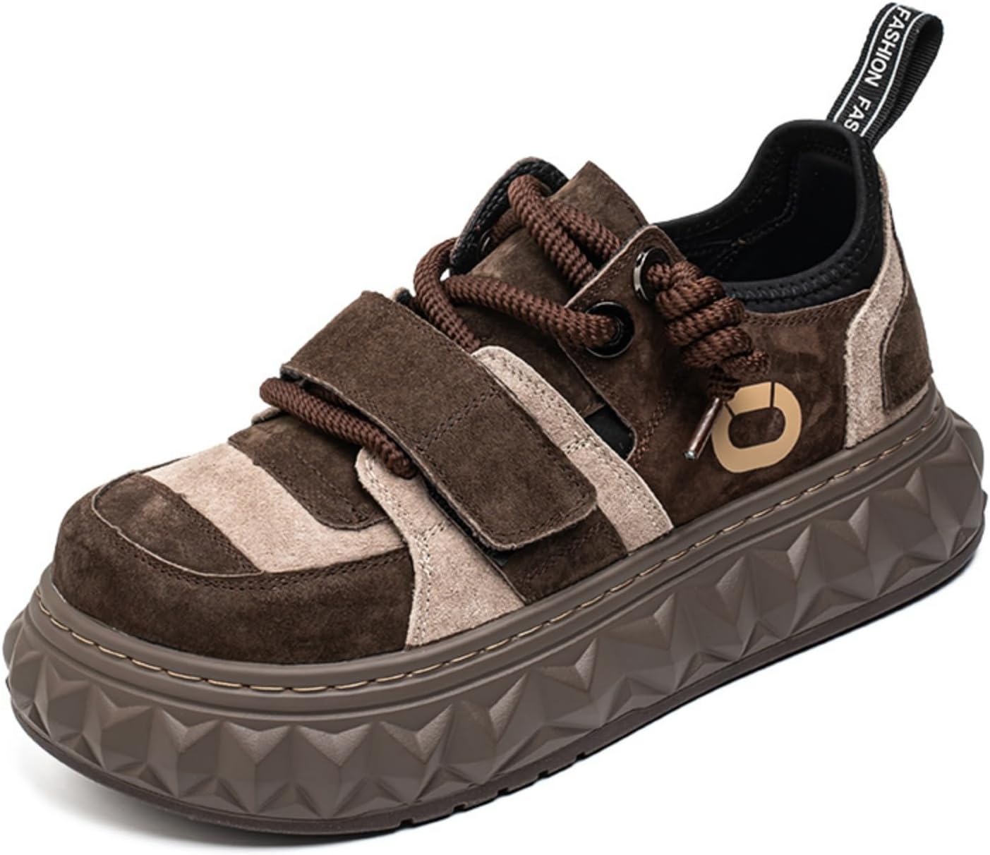 Мужские повседневные кроссовки, ретро-цвет - контрастная шнуровка, обувь с уникальной текстурированной толстой подошвой, стильная и удобная нескользящая обувь для повседневной носки и уличной моды Aokisx, коричневый/хаки
Мужские повседневные кроссовки, ретро-цвет - контрастная шнуровка, обувь с уникальной текстурированной толстой подошвой, стильная и удобная нескользящая обувь для повседневной носки и уличной моды Aokisx, коричневый/хаки