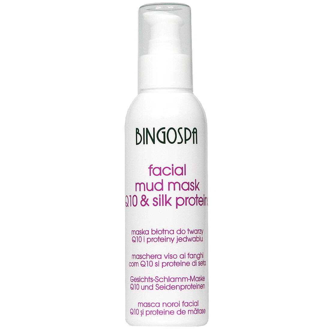 Грязевая маска для лица с коэнзимом Q10 и протеинами шелка BINGOSPA
Грязевая маска для лица с коэнзимом Q10 и протеинами шелка BINGOSPA