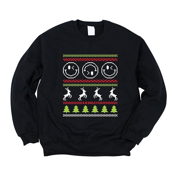 SWSmiley ugly christmas свитер pixels - женский графический свитшот Simply Sage Market, Midnight
SWSmiley ugly christmas свитер pixels - женский графический свитшот Simply Sage Market, Midnight