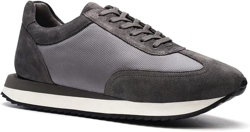 Кроссовки A. Veer Richard для мужчин, Замшевые кроссовки, Удобная шнуровка с резиновой подошвой, Амортизирующая стелька для комфорта на весь день, серый
Кроссовки A. Veer Richard для мужчин, Замшевые кроссовки, Удобная шнуровка с резиновой подошвой, Амортизирующая стелька для комфорта на весь день, серый