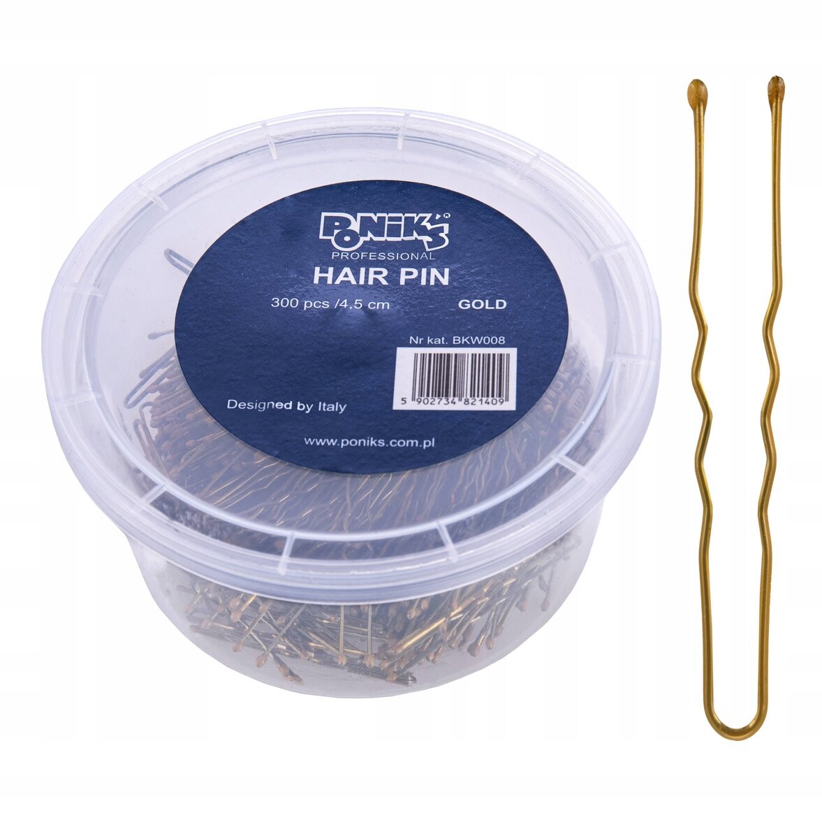Заколки для волос Ponik'S Парикмахерские Золотые 300 шт. 4,5 см Poniks
Заколки для волос Ponik'S Парикмахерские Золотые 300 шт. 4,5 см Poniks