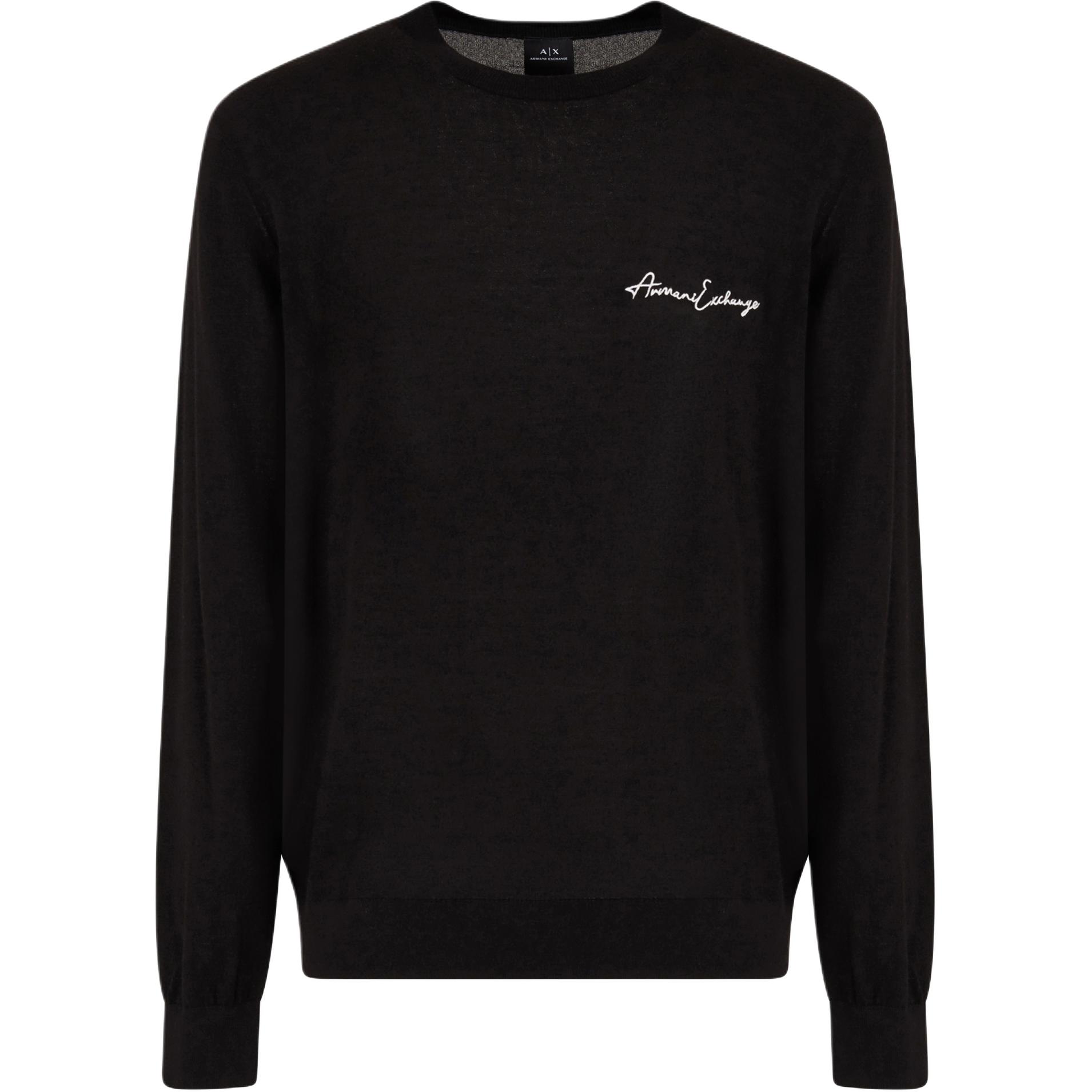 Джемпер с вышитым логотипом ARMANI EXCHANGE, черный
Джемпер с вышитым логотипом ARMANI EXCHANGE, черный