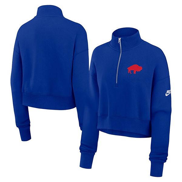 Женский свитшот Royal Buffalo Bills Rewind Phoenix с полумолнией Nike
Женский свитшот Royal Buffalo Bills Rewind Phoenix с полумолнией Nike