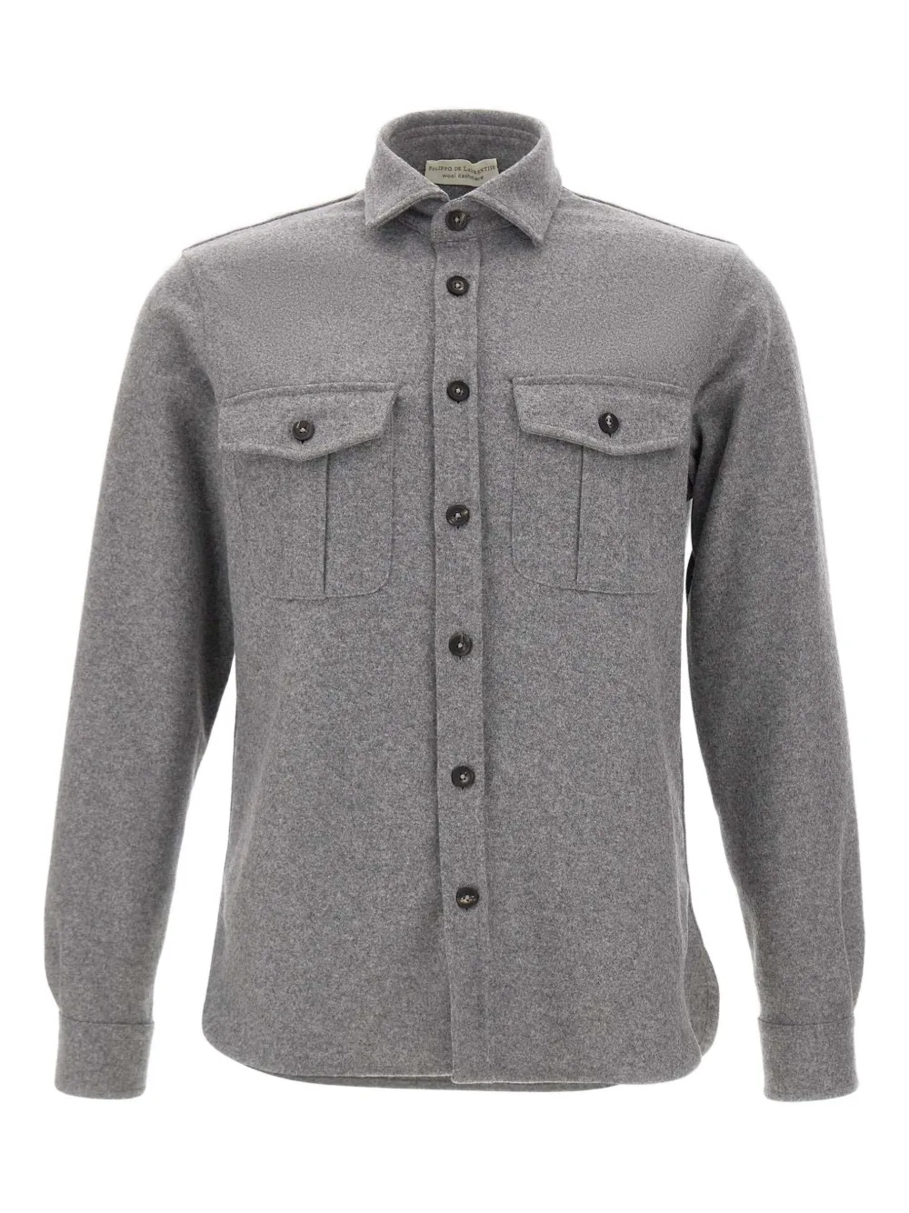 Рубашка с накладными карманами Filippo De Laurentiis, серый
Рубашка с накладными карманами Filippo De Laurentiis, серый