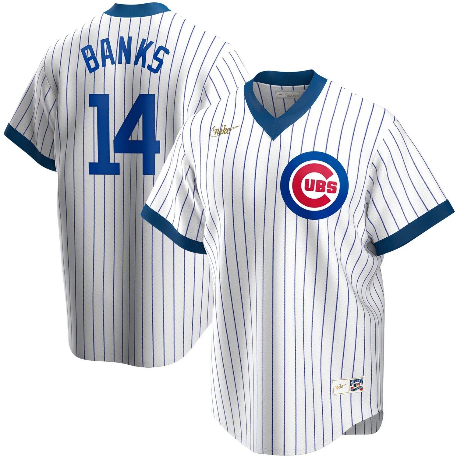 Мужская белая майка игрока Ernie Banks Chicago Cubs Home Cooperstown Collection Nike, Белый, Мужская белая майка игрока Ernie Banks Chicago Cubs Home Cooperstown Collection Nike
Мужская белая майка игрока Ernie Banks Chicago Cubs Home Cooperstown Collection Nike, Белый, Мужская белая майка игрока Ernie Banks Chicago Cubs Home Cooperstown Collection Nike