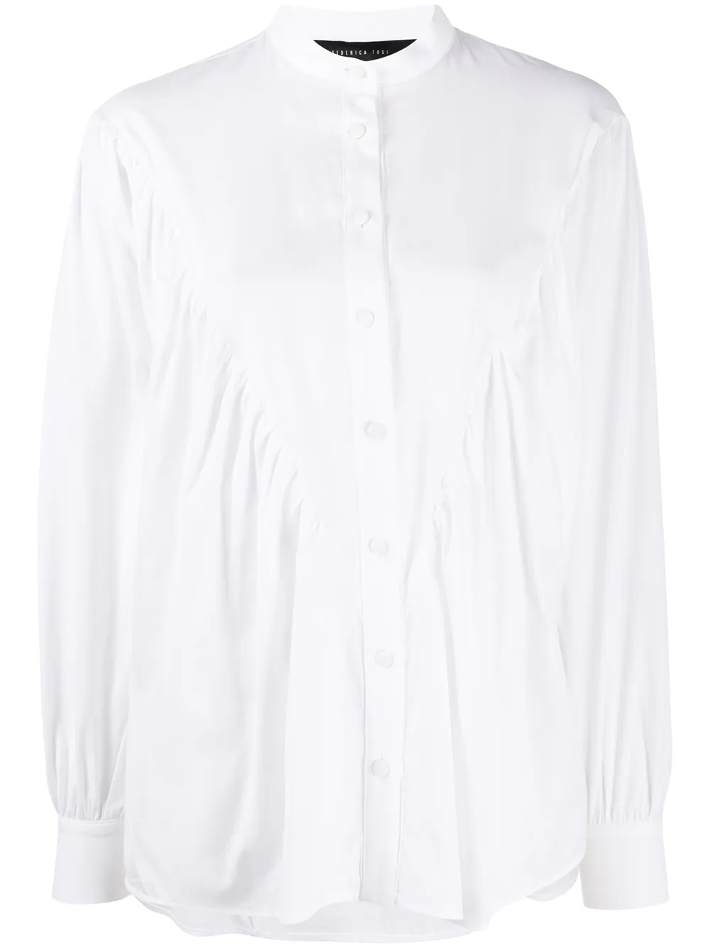 Рубашка с круглым вырезом Federica Tosi, белый
Рубашка с круглым вырезом Federica Tosi, белый