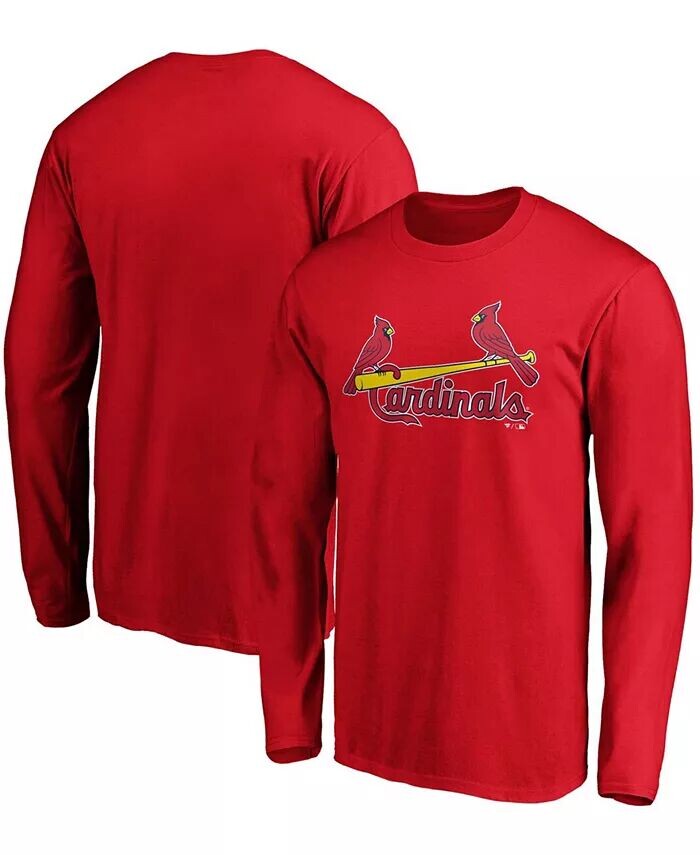 Мужская красная футболка с длинным рукавом с официальной надписью St. Louis Cardinals Fanatics, красный
Мужская красная футболка с длинным рукавом с официальной надписью St. Louis Cardinals Fanatics, красный
