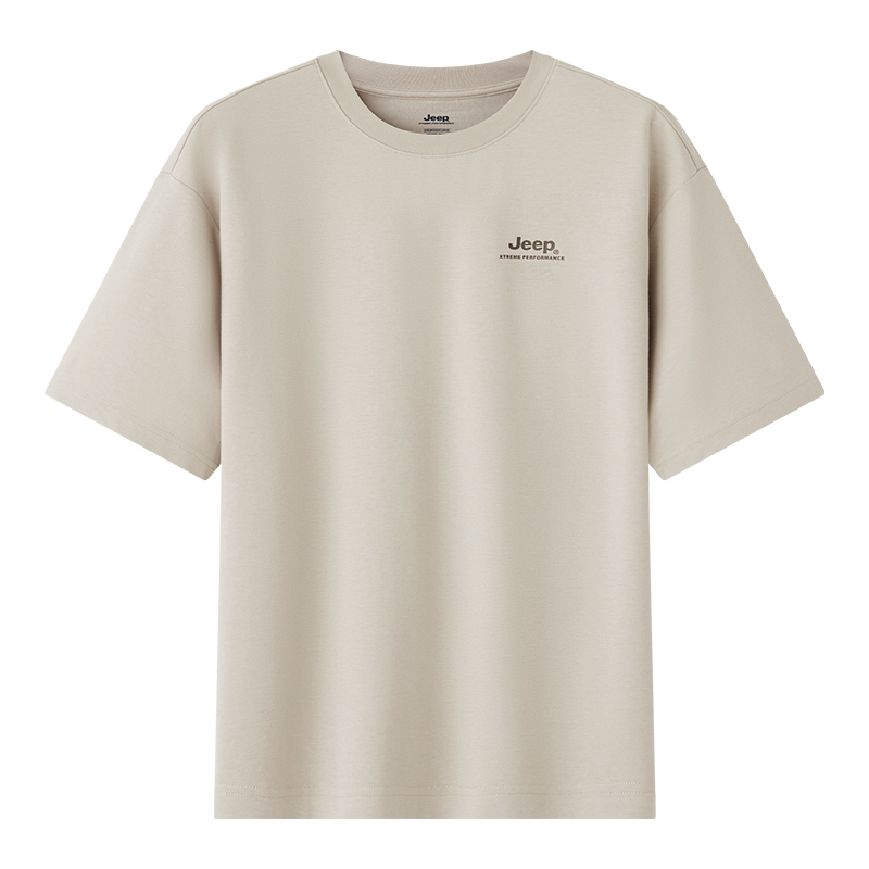 Футболка мужская Jeep, светло-коричневая 
Футболка мужская Jeep, светло-коричневая