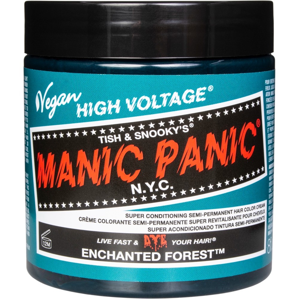 Краска для волос high voltage classic enchanted forest Manic Panic, объем 237 мл
Краска для волос high voltage classic enchanted forest Manic Panic, объем 237 мл