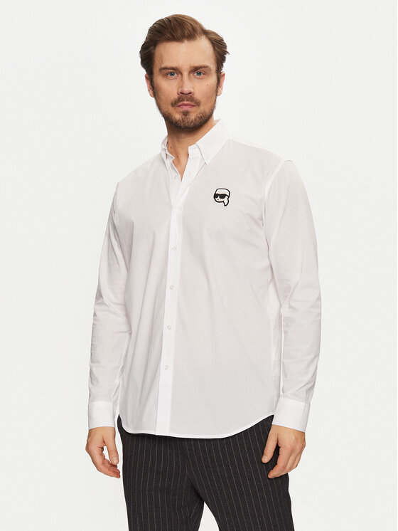 Рубашка обычного кроя 605911 551671 Karl Lagerfeld, белый
Рубашка обычного кроя 605911 551671 Karl Lagerfeld, белый