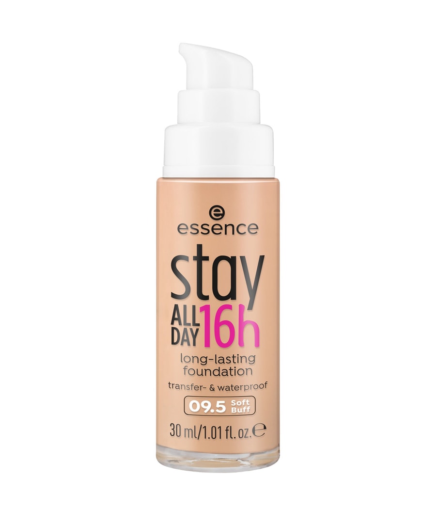 Жидкая основа essence stay ALL DAY 16h long-lasting, Nr. 09.5 - Soft Buff, 30 ml
Жидкая основа essence stay ALL DAY 16h long-lasting, Nr. 09.5 - Soft Buff, 30 ml