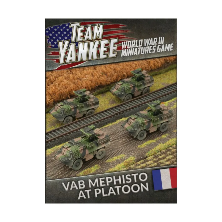 ВАБ Мефисто АТ Взвод, Team Yankee - World War III - French Army (1:100) (Plastic)
ВАБ Мефисто АТ Взвод, Team Yankee - World War III - French Army (1:100) (Plastic)