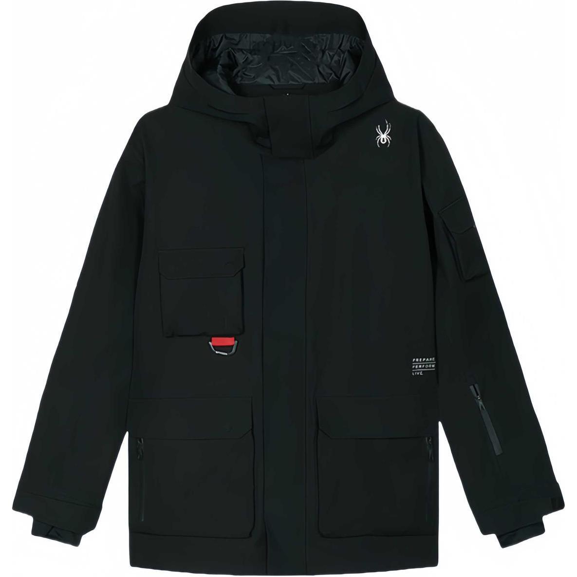 Верхняя одежда для катания на лыжах мужская черная SPYDER