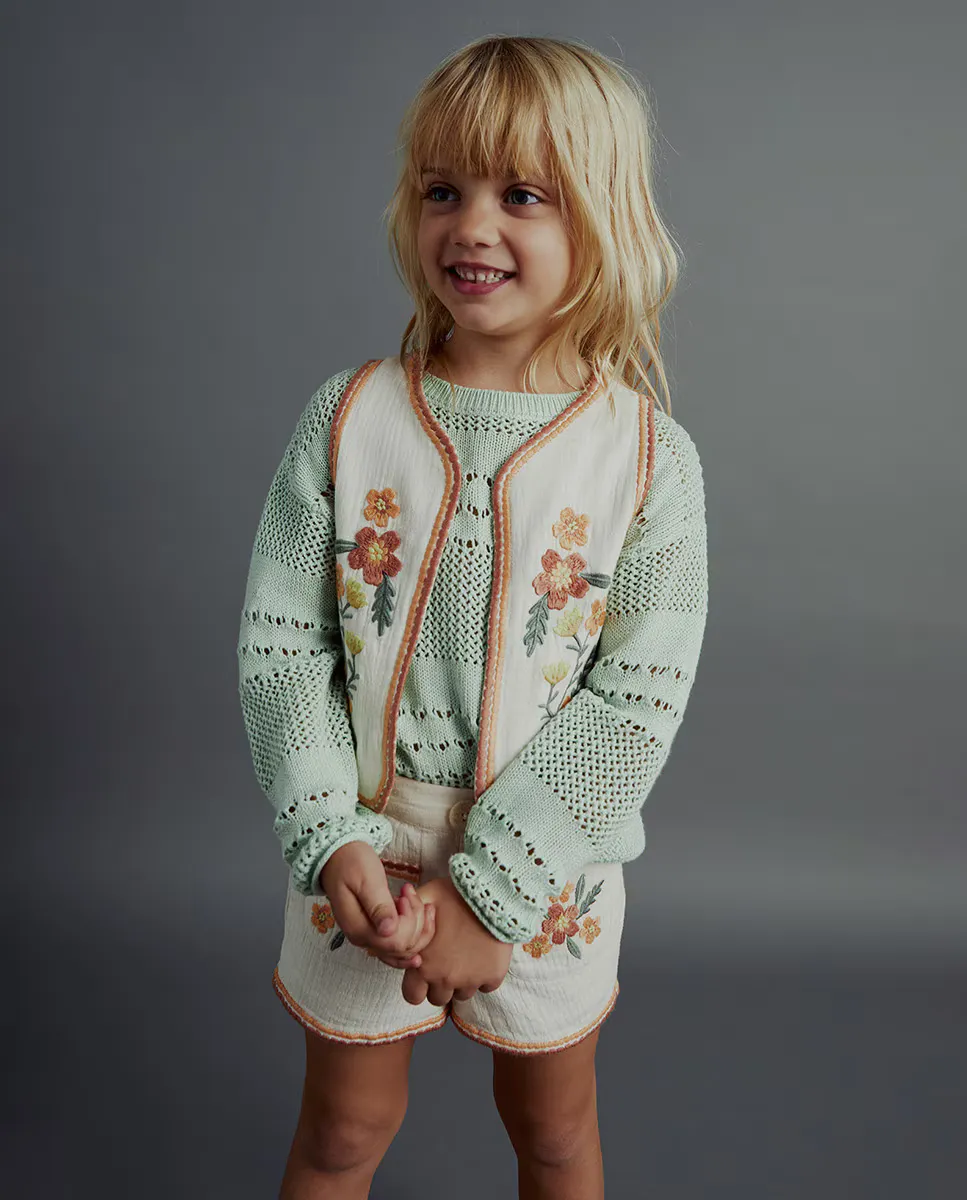 Ажурный свитер Sfera, светло-зеленый
Ажурный свитер Sfera, светло-зеленый