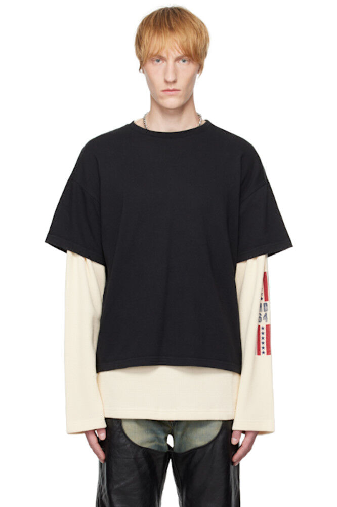 Футболка термобелье Murica черного и бежевого цвета Marking Distance
Футболка термобелье Murica черного и бежевого цвета Marking Distance