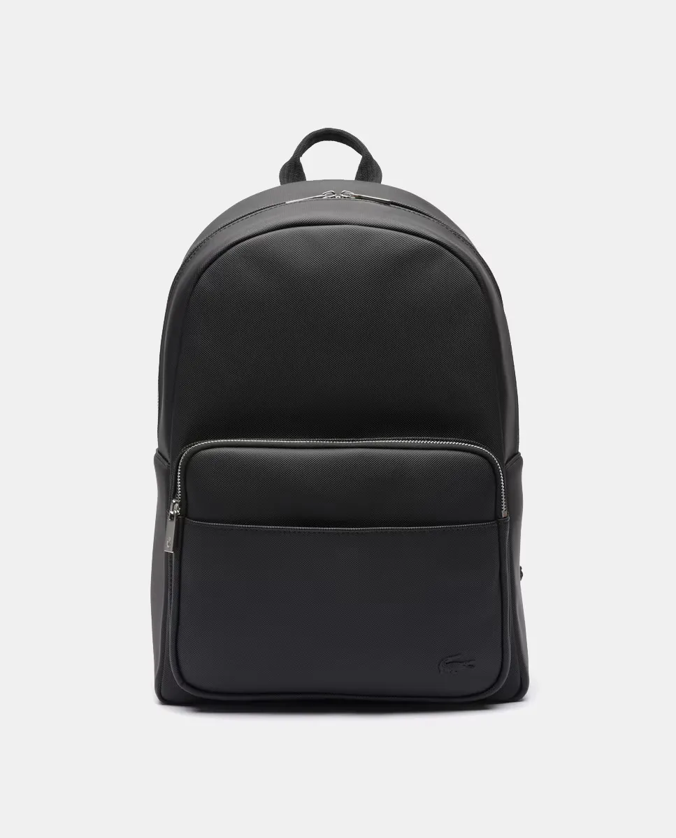 Большой черный рюкзак из переработанного материала на молнии Lacoste
Большой черный рюкзак из переработанного материала на молнии Lacoste