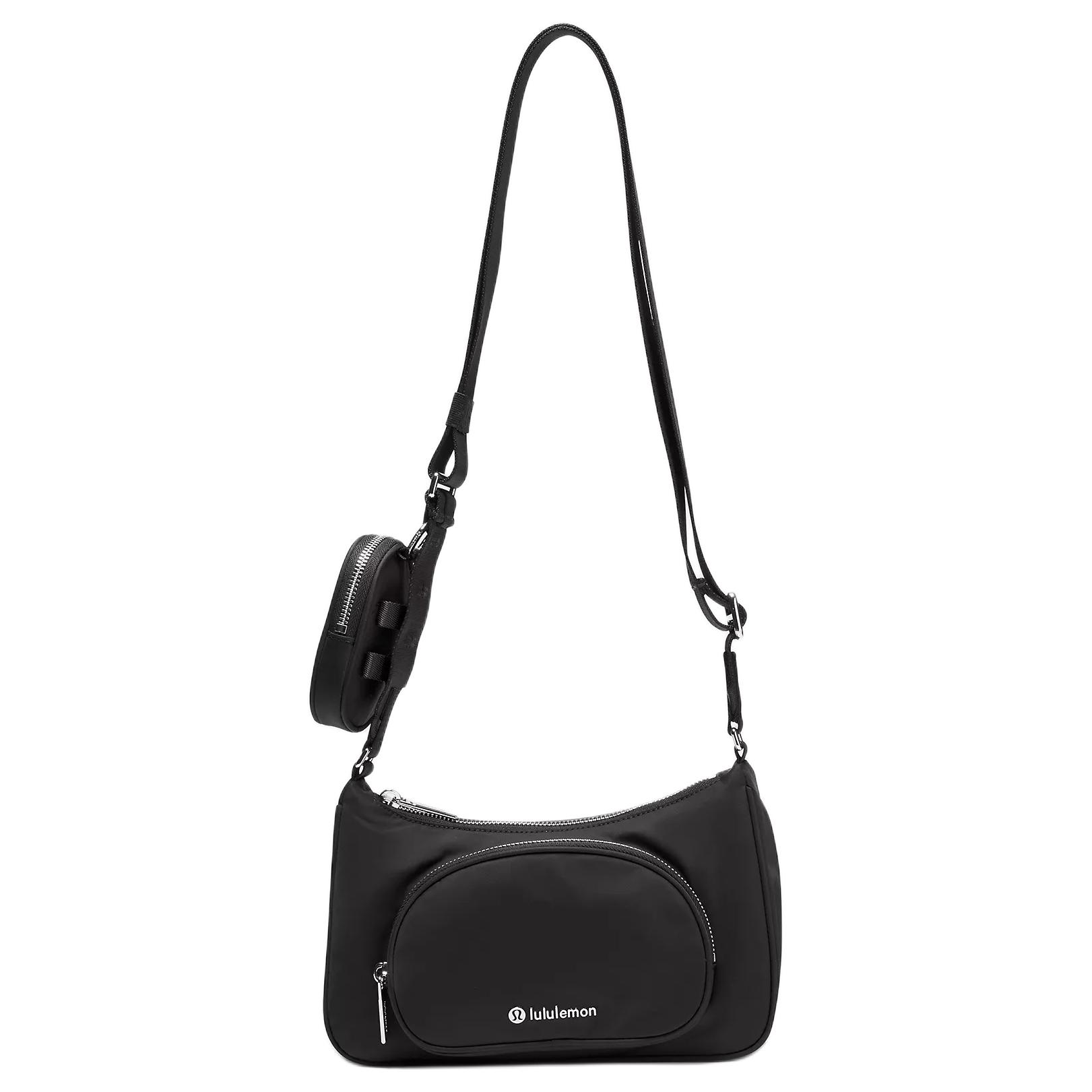 Lululemon Сумка через плечо из переработанного нейлона женская черная, Black
Lululemon Сумка через плечо из переработанного нейлона женская черная, Black
