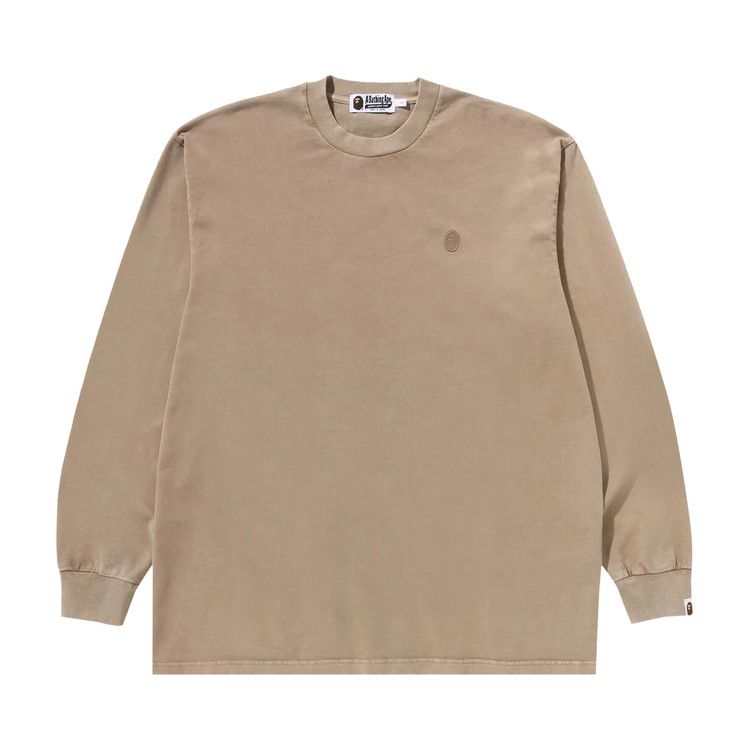 Футболка BAPE Ape Head One Point Garment Dyed Long-Sleeve Tee, Beige
Футболка BAPE Ape Head One Point Garment Dyed Long-Sleeve Tee, Beige