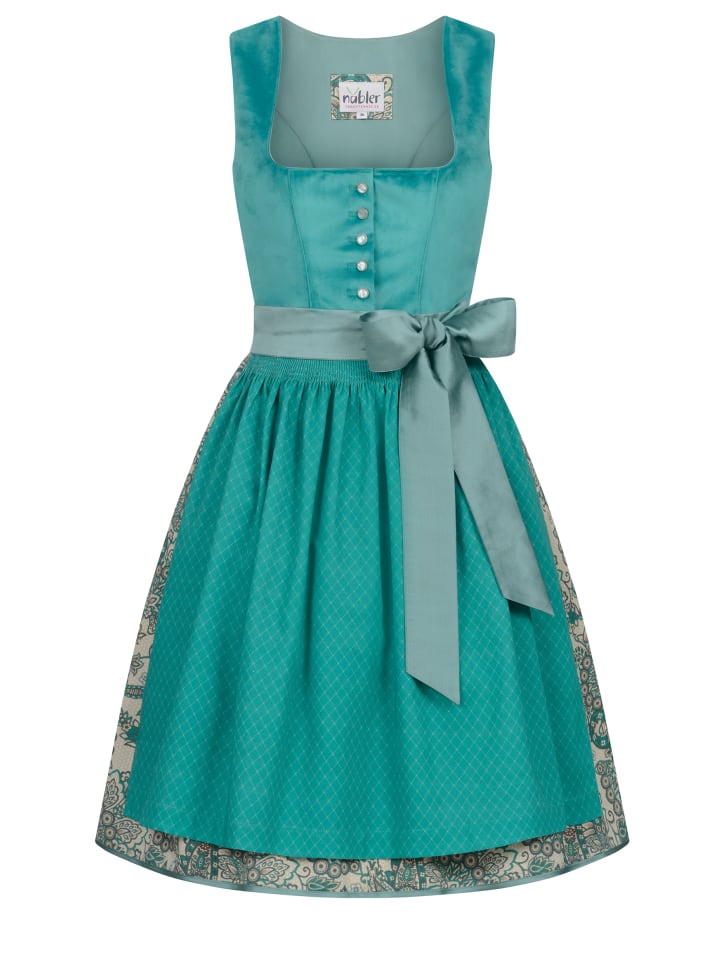 Nübler Midi Dirndl Gina in Petrol
Nübler Midi Dirndl Gina in Petrol