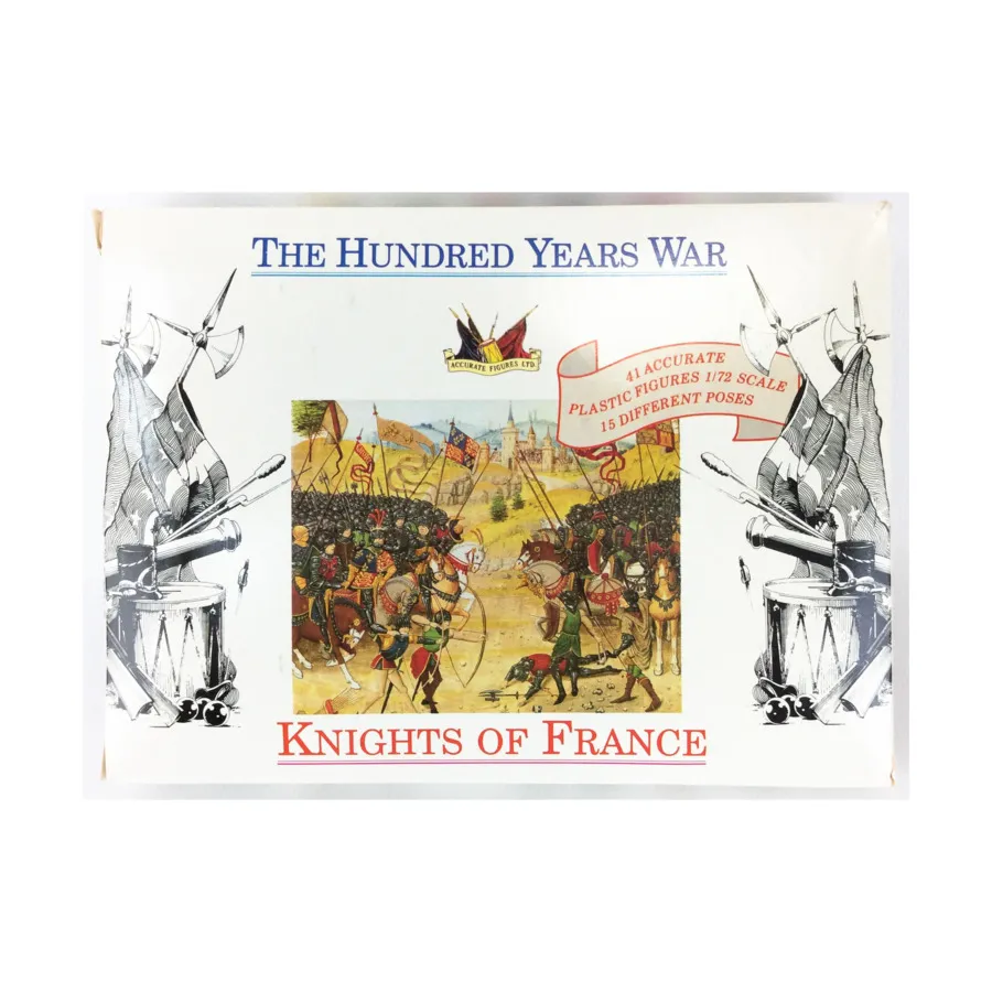 Столетняя война - Рыцари Франции, Historical Miniatures (1:72) (Accurate Figures Co.)
Столетняя война - Рыцари Франции, Historical Miniatures (1:72) (Accurate Figures Co.)
