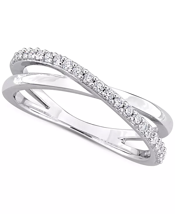 Кольцо с перекрещивающимися бусинами из муассанита (1/4 карата) из стерлингового серебра Macy'S, silver
Кольцо с перекрещивающимися бусинами из муассанита (1/4 карата) из стерлингового серебра Macy'S, silver