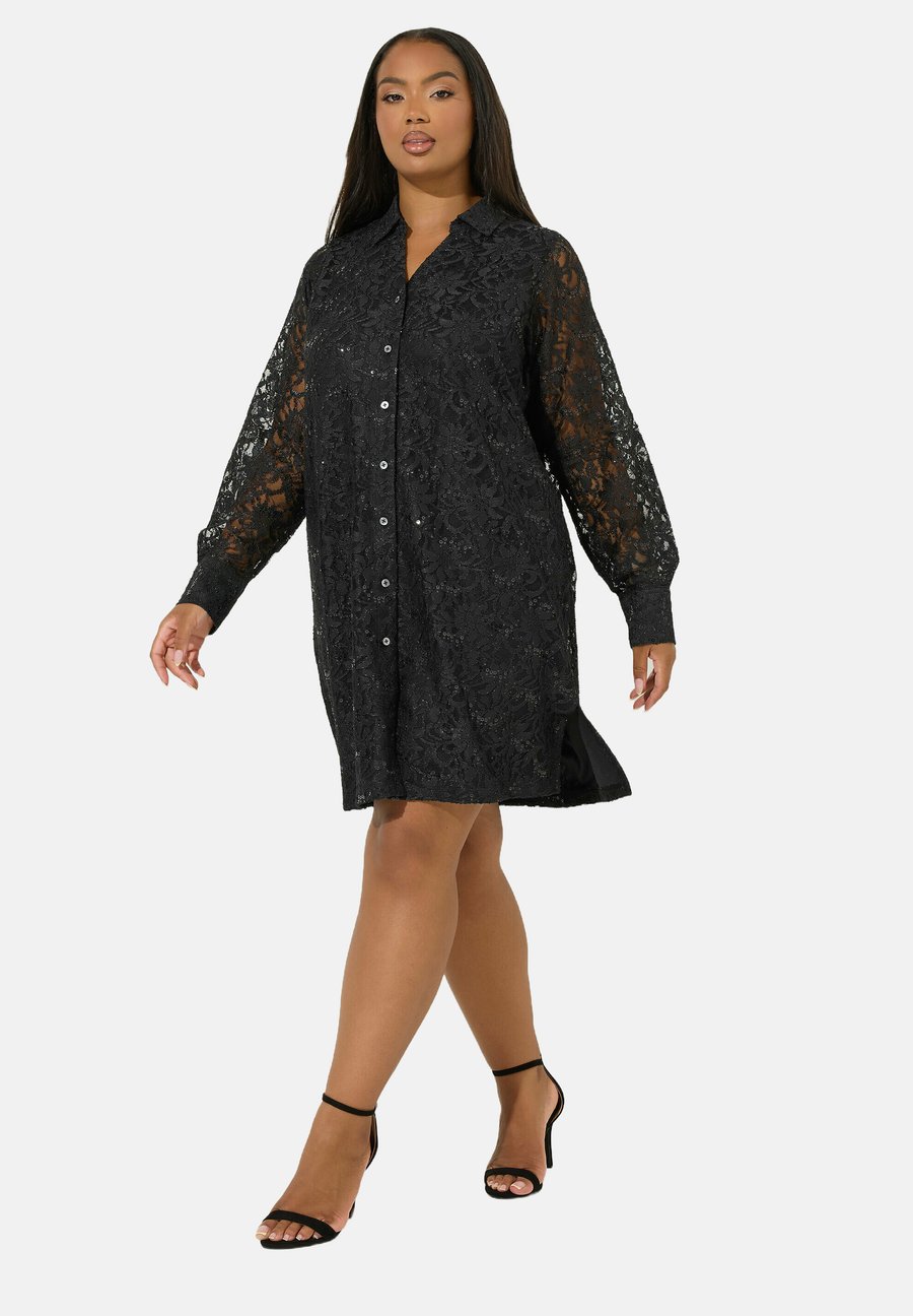 Платье Yours Clothing Shirt dress, Black/Anthracite
Платье Yours Clothing Shirt dress, Black/Anthracite