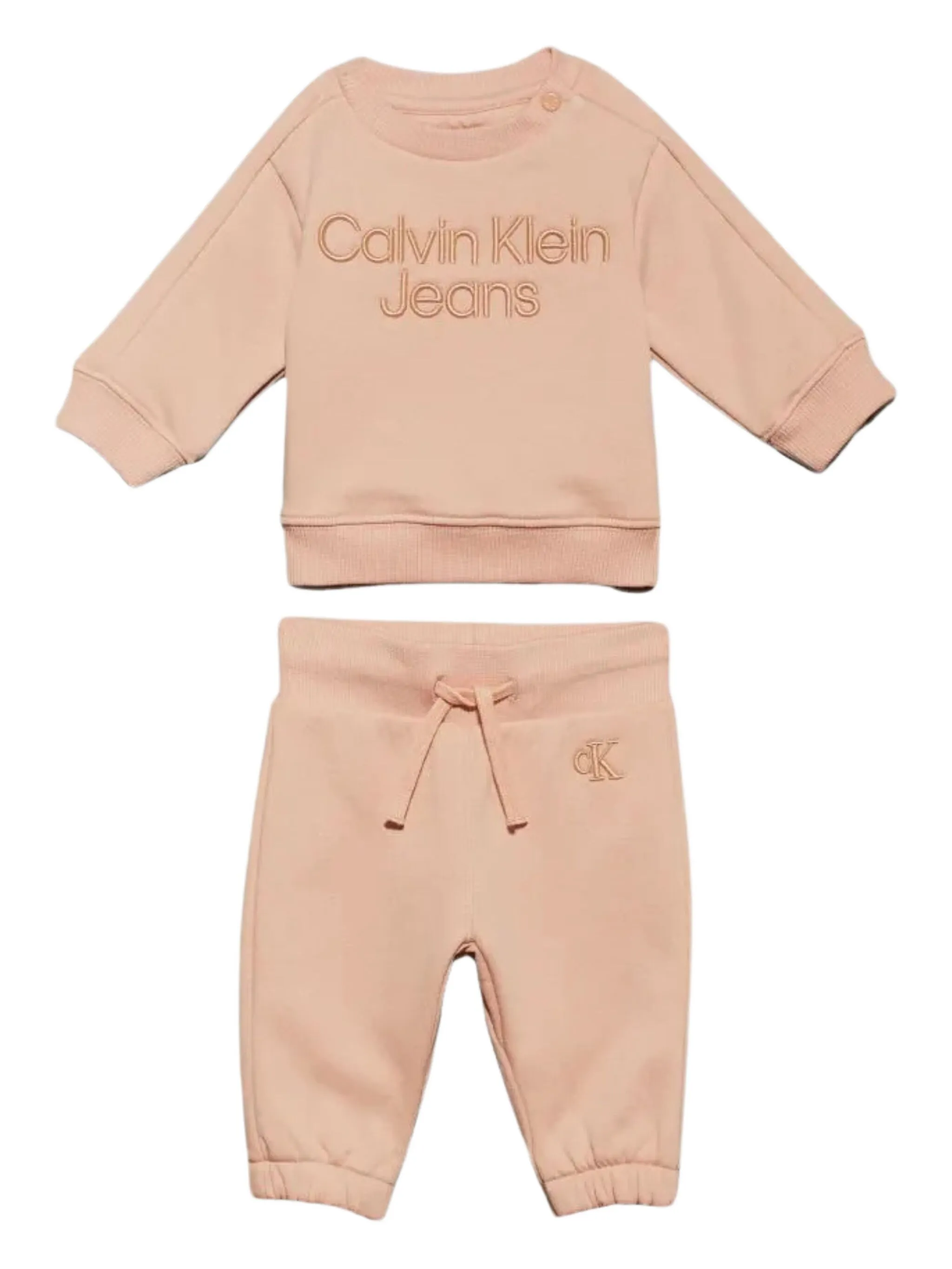 Комплект из толстовки и джоггеров с логотипом Calvin Klein Kids, розовый
Комплект из толстовки и джоггеров с логотипом Calvin Klein Kids, розовый