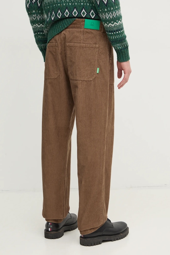 Брюки United Colors of Benetton, коричневый 
Брюки United Colors of Benetton, коричневый