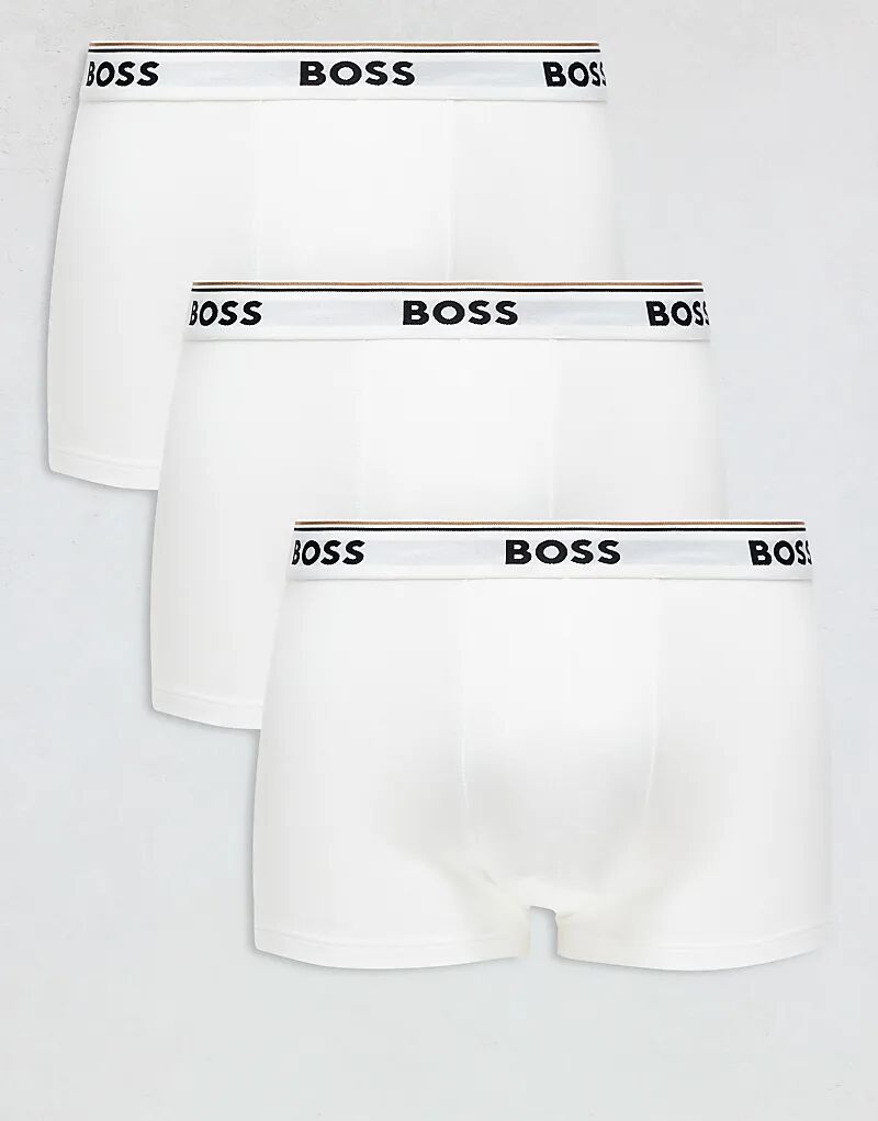 Комплект из 3 пар трусов-боксеров Boss Bodywear белого цвета
Комплект из 3 пар трусов-боксеров Boss Bodywear белого цвета