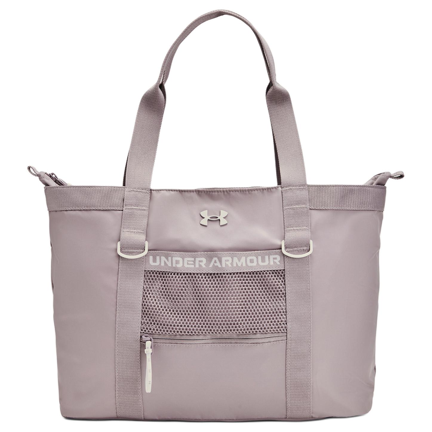 Полиэстеровая сумка-шоппер, шоппер, сумка через плечо, повседневная женская сумка фиолетовая Under Armour 
Полиэстеровая сумка-шоппер, шоппер, сумка через плечо, повседневная женская сумка фиолетовая Under Armour