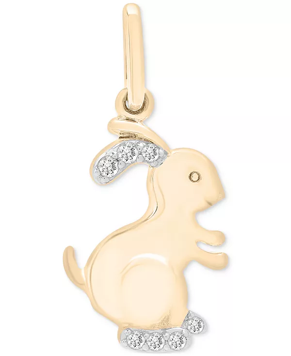 Подвеска с китайским знаком зодиака и бриллиантами (1/20 карата) из 10-каратного золота, эксклюзивно в Macy's Wrapped, rabbit
Подвеска с китайским знаком зодиака и бриллиантами (1/20 карата) из 10-каратного золота, эксклюзивно в Macy's Wrapped, rabbit