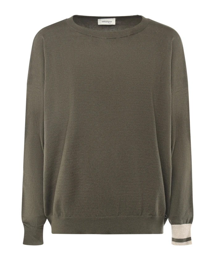 Dk9207Selva вязаный свитер с круглым вырезом Ottod'Ame, зеленый
Dk9207Selva вязаный свитер с круглым вырезом Ottod'Ame, зеленый