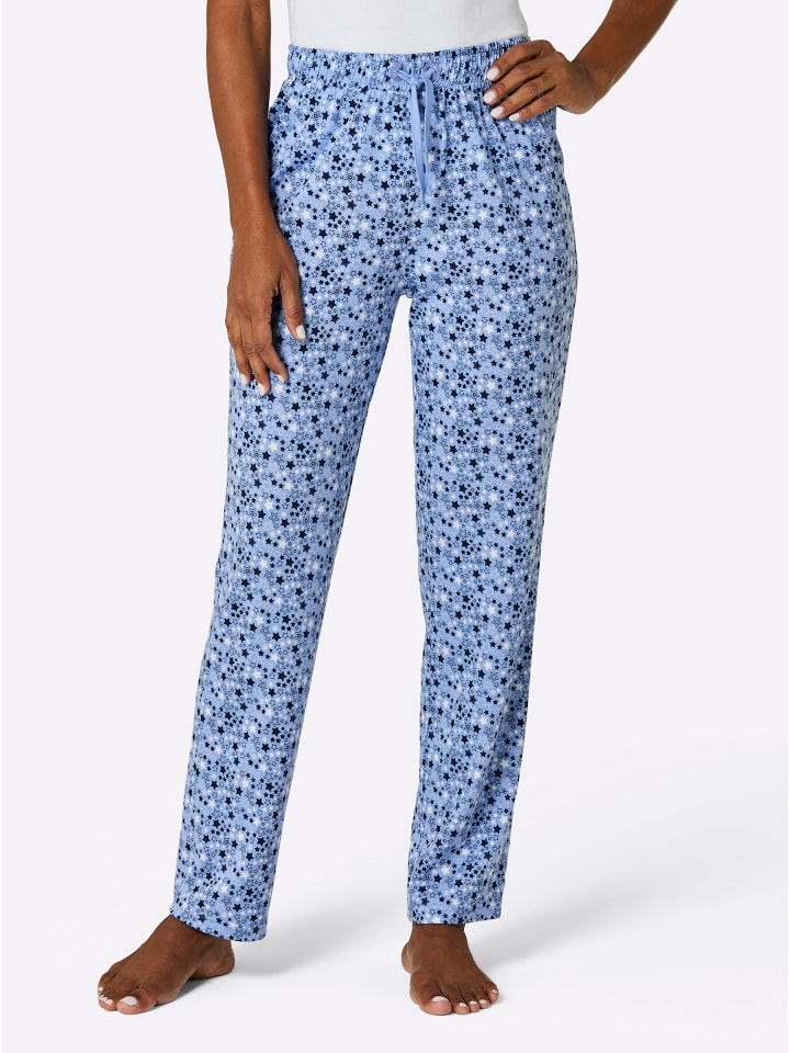 WITT WEIDEN Пижамные штаны небесно-голубого и темно-синего цвета с принтом
WITT WEIDEN Пижамные штаны небесно-голубого и темно-синего цвета с принтом