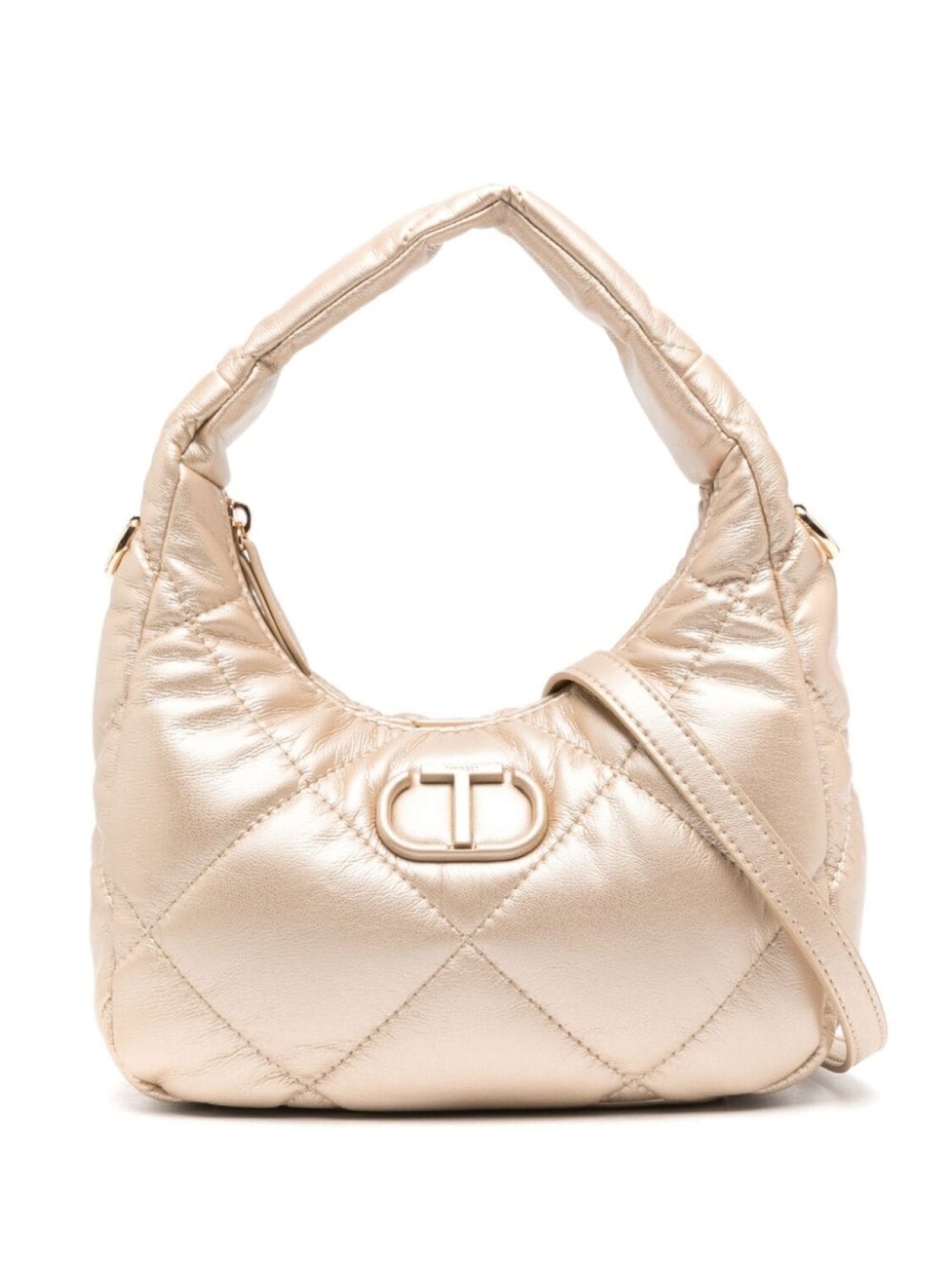 TWINSET маленькая мягкая стеганая сумка через плечо, золотистый
TWINSET маленькая мягкая стеганая сумка через плечо, золотистый