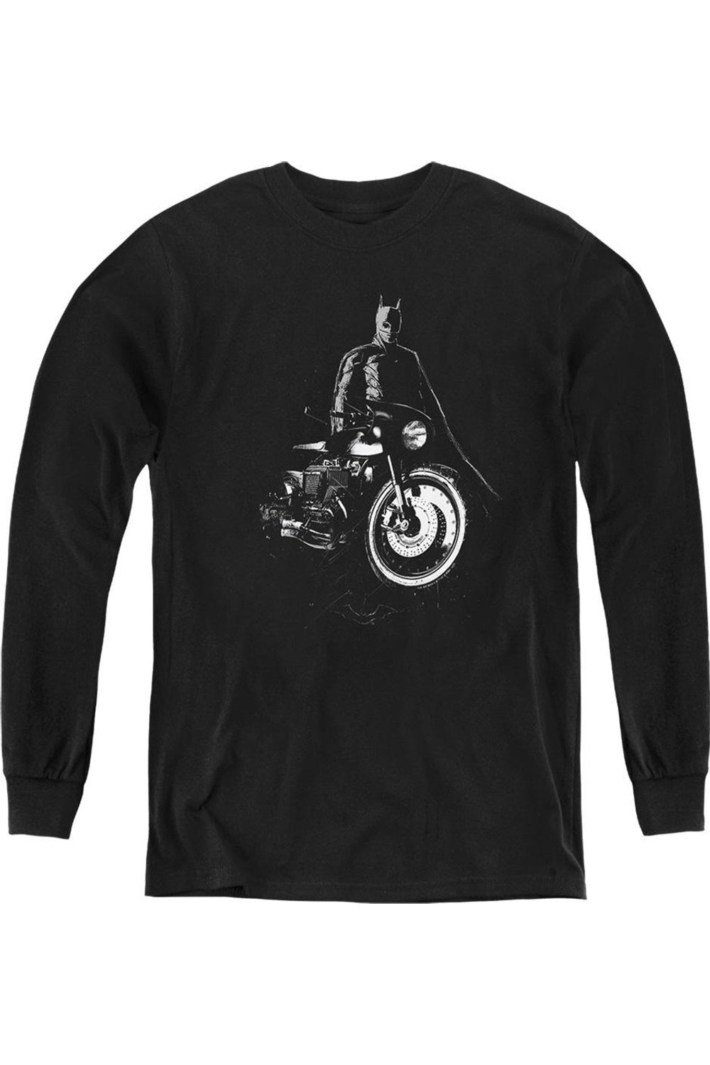 Бэтмен и его мотоцикл молодельный худи с длинным рукавом Gildan, черный
Бэтмен и его мотоцикл молодельный худи с длинным рукавом Gildan, черный