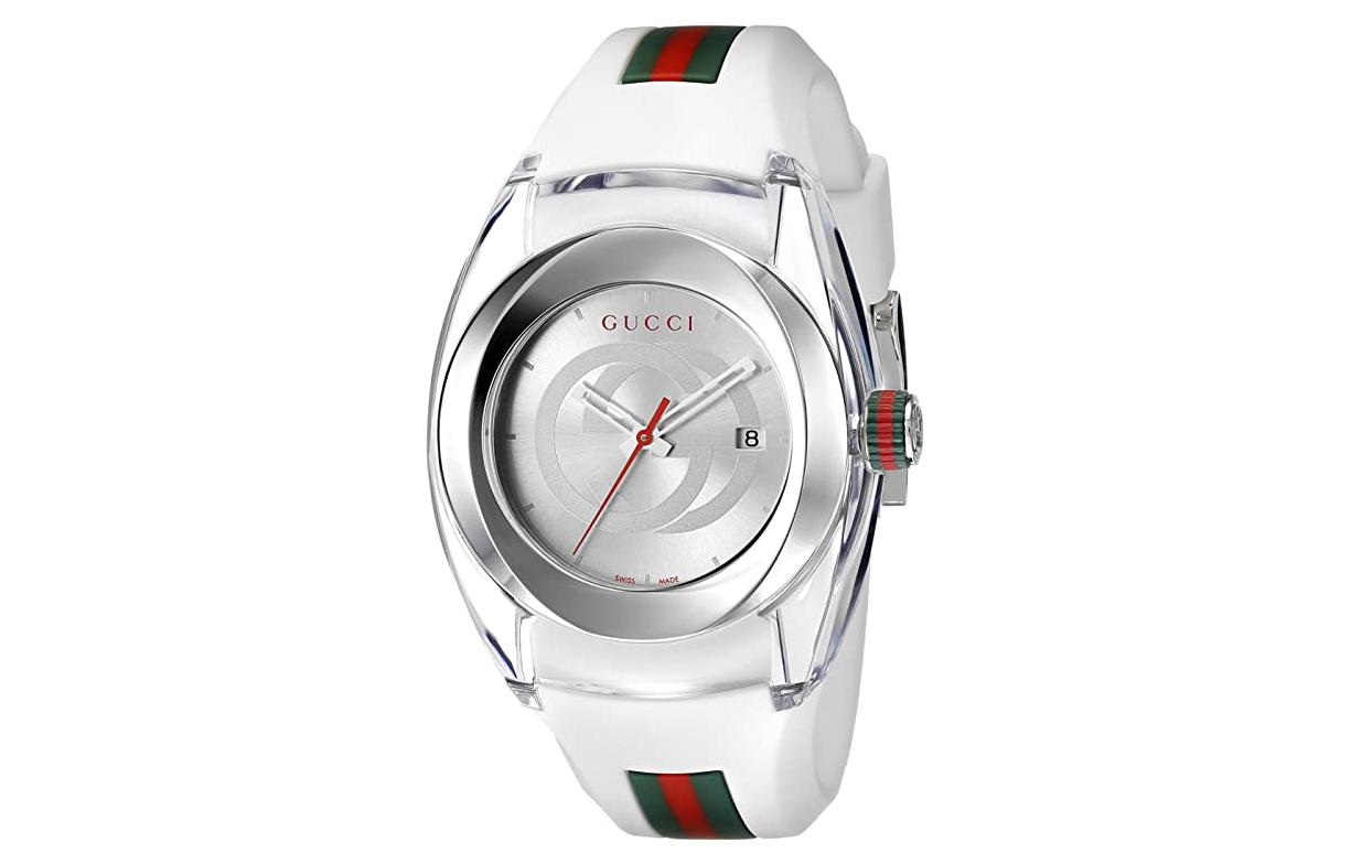 Наручные часы кварцевый механизм ремешок из резины серый циферблат unisex GUCCI, Random Warranty Period (Warranty Period for at Least 1 Year)
Наручные часы кварцевый механизм ремешок из резины серый циферблат unisex GUCCI, Random Warranty Period (Warranty Period for at Least 1 Year)